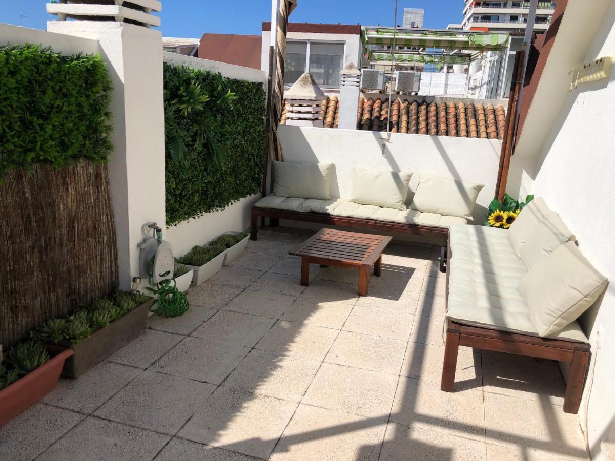 El Cortijuelo. Magnificent Triplex Terraced House With Rooftop Of 18M2, Overlooking The Sea. Parking 托雷莫利诺斯 外观 照片