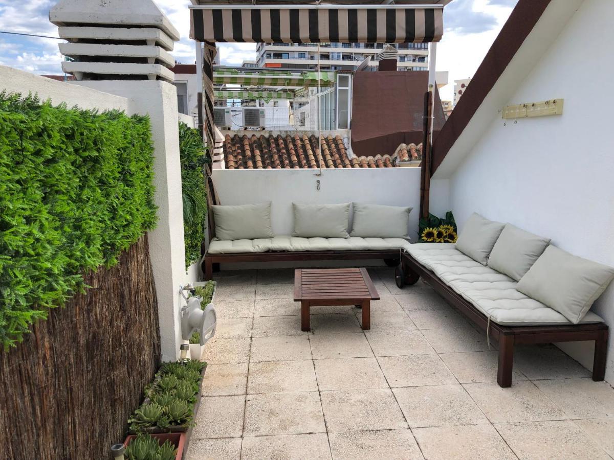 El Cortijuelo. Magnificent Triplex Terraced House With Rooftop Of 18M2, Overlooking The Sea. Parking 托雷莫利诺斯 外观 照片